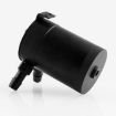 Picture of Car Universal Compact Baffled Oil Catch Can 2-Port (Black)