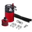 Picture of Universal Racing Aluminum Oil Catch Can Oil Filter Tank Breather Tank, Capacity: 300ML (Black Red)