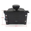 Picture of Universal Car Compact Baffled Oil Catch Can Waste Oil Recovery Tank, Capacity: 1L (Silver)