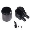Picture of Car Compact Baffled Oil Catch Can 2-Port Waste Oil Recovery Tank for BMW, Random Color Delivery