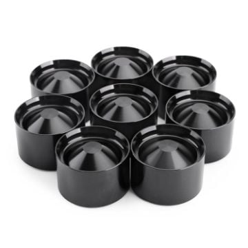 Picture of 8 PCS Car Aluminum Storage Cups Interior Accessories Automobiles Fuel Filters for Napa 4003 WIX 24003 1.797 x 1.620 inch (Black)
