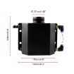 Picture of FST009-BK Aluminum Radiator Coolant Overflow Bottle Recovery Water Tank Reservoir, Capacity: 1L