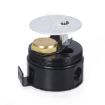 Picture of Car Universal Compact Baffled Oil Catch Can 3-Port Bilateral Uutlet Oil Can