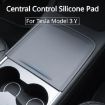 Picture of For Tesla Model 3/Y Car Center Console Silicone Anti-slip Protective Mat (Black)