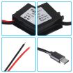 Picture of 12V to 5V 3A Car Power Converter DC Module Voltage Regulator, Style:2 in 1 Dual USB Female