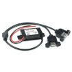 Picture of 12V to 5V 3A Car Power Converter DC Module Voltage Regulator, Style:Dual USB with Ears
