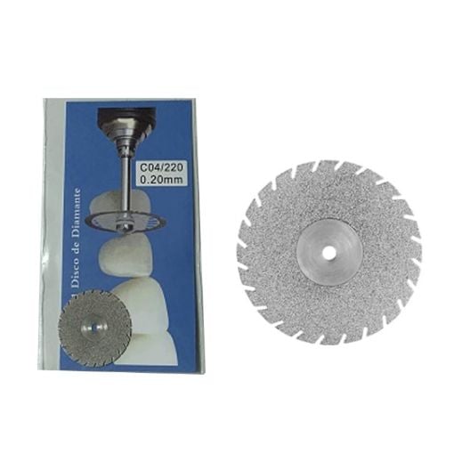 Picture of 0.2mm Dental Lab Polishing Diamond Discs Dentist Rotary Cutting Tool C04/220