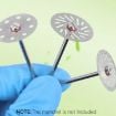 Picture of 0.2mm Dental Lab Polishing Diamond Discs Dentist Rotary Cutting Tool C04/220