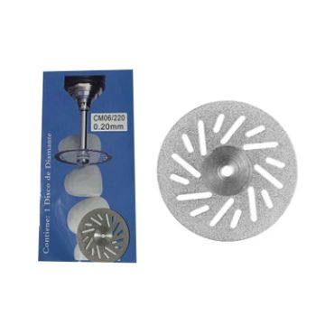 Dental Lab Polishing Diamond Discs 0.2mm Rotary Cutting Tool - 1