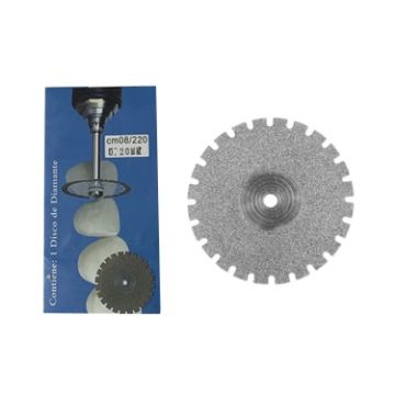 Dental Lab Polishing Diamond Discs 0.2mm Rotary Cutting Tool - 1