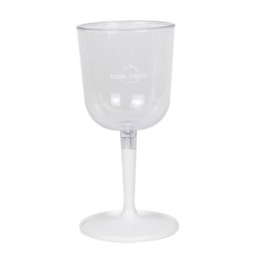 Picture of COOL CAMP CF-523 Removable Portable Outdoor Camping Wine Glass Shatterproof Resin Collapsible Champagne Cup (White)