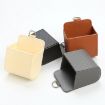 Picture of Car Air Outlet Leather Multifunctional Mobile Phone Card Hanging Storage Box, Color: Black