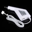 85W MagSafe 2 Car Charger for Apple Macbook A1398/A1424 - White - 2
