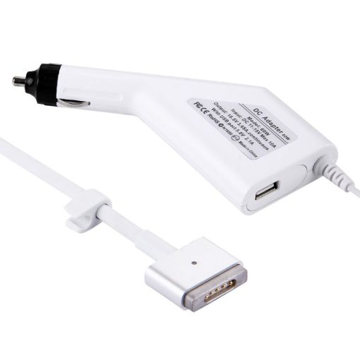 60W MagSafe 2 Car Charger for Apple Macbook A1465/A1502, 1.7m Length - 1