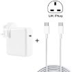 96W PD USB-C Laptop Adapter + 2m Fast Charging Cable - UK Plug - 1