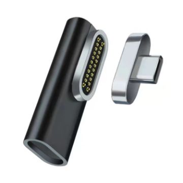 100W USB-C Female to 20 Pin Magnetic USB-C Male Adapter - 1
