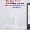 GaN 100W Dual USB + Dual USB-C Charger for Apple MacBook - US/AU Plug - 4