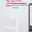 130W USB-C Four Port GaN Charger with 2m Cable - EU/UK/AU/US Plug - 5