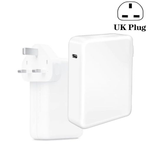 140W USB-C PD Laptop Power Adapter for Apple M1/M2 MacBook - UK Plug - 1