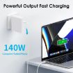 140W USB-C PD Laptop Power Adapter for Apple M1/M2 MacBook - UK Plug - 4
