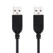 Picture of 2 in 1 USB 2.0 Male to 2 Dual USB Male Cable for Computer/Laptop, Length: 50cm