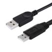 Picture of 2 in 1 USB 2.0 Male to 2 Dual USB Male Cable for Computer/Laptop, Length: 50cm