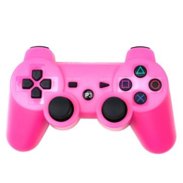 Picture of Snowflake Button Wireless Bluetooth Gamepad Game Controller for PS3 (Pink)