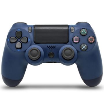 Picture of Wireless Bluetooth Game Handle Controller with Lamp for PS4, US Version (Dark Blue)