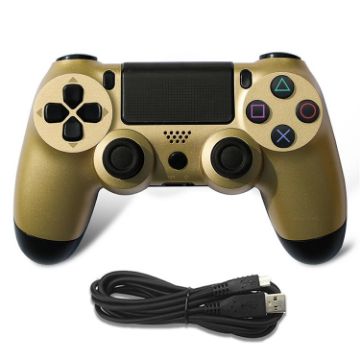 Picture of For PS4 Wired Game Controller Gamepad (Gold)