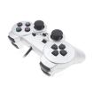 Silver Fuel Injection Wired Gamepad for PS2 - Dual Motor Vibration - 4