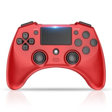 Picture of 398 Bluetooth 5.0 Wireless Game Controller for PS4/PC/Android (Red)