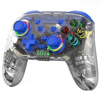 Picture of For PS3/PS4 Dual Vibration Wireless Gamepad With RGB Lights (Blue)
