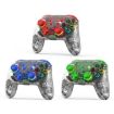 PS3/PS4 Dual Vibration Wireless Gamepad with RGB Lights (Blue) - 2