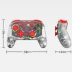 PS3/PS4 Dual Vibration Wireless Gamepad with RGB Lights (Blue) - 3