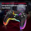 PS4 Dazzle Color Light Wireless Bluetooth Grip - Pink - 8