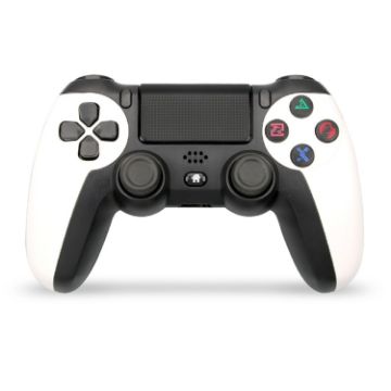 Picture of KM048 For PS4 Bluetooth Wireless Gamepad Controller 4.0 With Light Bar (Elegant White)