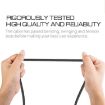 Picture of PD 100W 7.4 x 0.6mm Male to USB-C/Type-C Male Nylon Weave Power Charge Cable for Dell, Cable Length: 1.7m