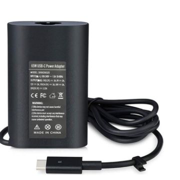 Dell 65W USB-C Thunderbolt 3 Power Adapter Charger (US Plug) - 1