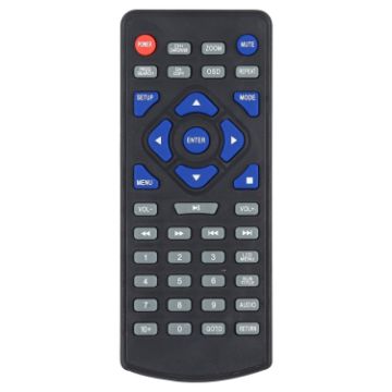 Picture of Universal Remote Controller for Portable DVD Player (Using in S-PD-1023, S-PD-1040, S-PD-1041) (Black)