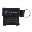 CPR Emergency Face Shield Mask Key Ring - Black - 1