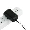 Picture of UK Plug AC 100-240V to DC 12V 1A Power Adapter, Tips: 5.5 x 2.1mm, Cable Length: about 90cm (Black)