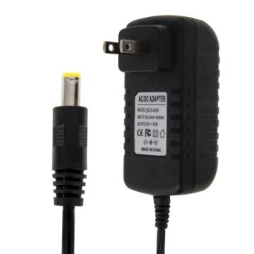 Picture of US Plug AC 100-240V to DC 5V 5A Power Adapter, Tips: 5.5 x 2.1mm, Cable Length: about 1.2m (Black)