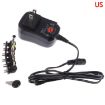 Picture of C5 3-12V 12W Adjustable Voltage Regulated Switch Power Supply Power Adapter Multifunction Charger With DC Tips (US Plug)