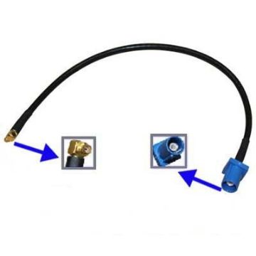 Picture of Fakra C Male to MMCX Male Connector Adapter Cable/Connector Antenna