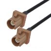 20cm Fakra F Male to Fakra F Male Extension Cable - 20cm Length - 1