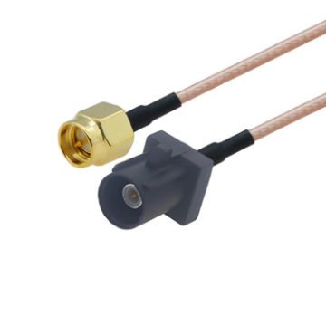 Picture of 20cm Antenna Extension RG316 Coaxial Cable (SMA Male to Fakra A Male)