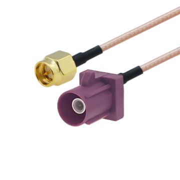 Picture of 20cm Antenna Extension RG316 Coaxial Cable (SMA Male to Fakra D Male)