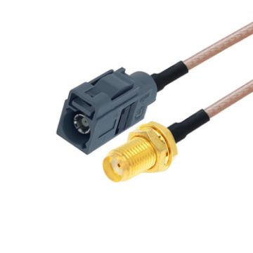 Picture of 20cm Antenna Extension RG316 Coaxial Cable (SMA Female to Fakra G Female)