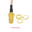 Picture of 20cm Antenna Extension RG316 Coaxial Cable (SMA Female to Fakra Z Female)