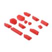 Picture of 13 in 1 Universal Silicone Anti-Dust Plugs for Laptop (Red)